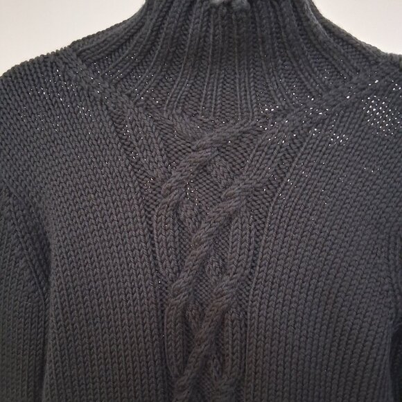 Banana Republic Black 100% Wool Sweater - Picture 2 of 5